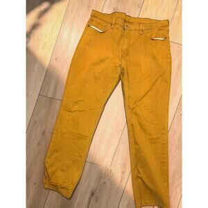 Levi's 541 Athletic Fit Jeans Mustard Yellow W38 L32